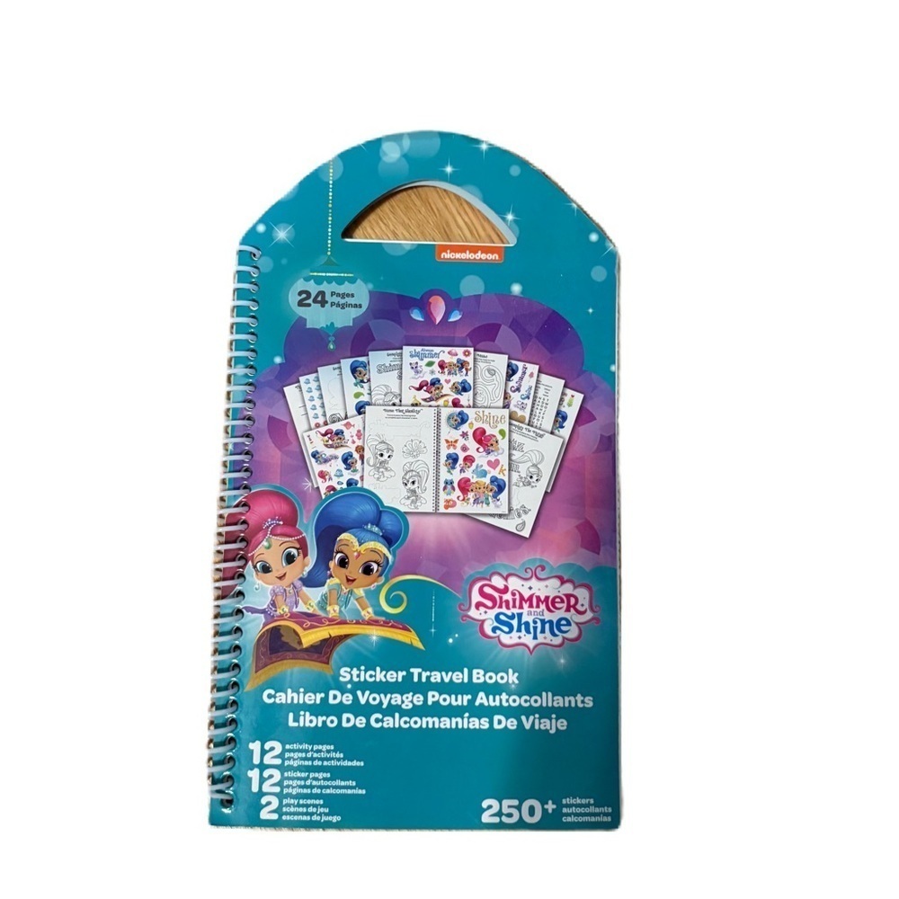 Nickelodean Shimmer and Shine Travel Book with Stickers NEW Genie